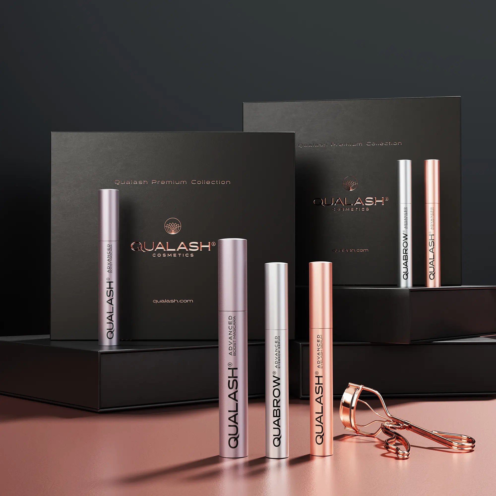 alt
Image principale du produit de la collection premium Qualash avec recourbe-cils et trois sérums