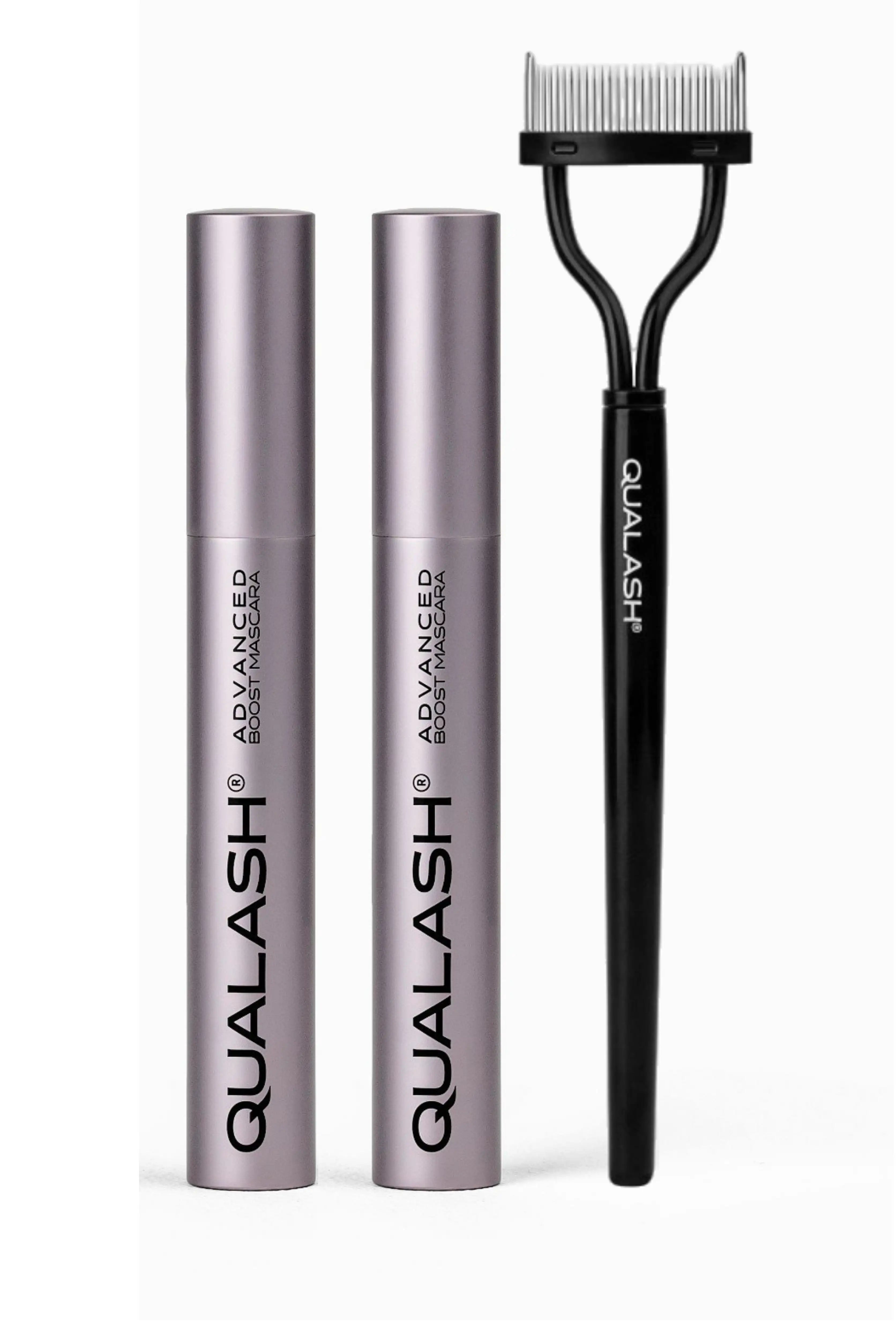 QUALASH Peptide Twins – Coffret mascara Curl & Volume et séparateur de cils